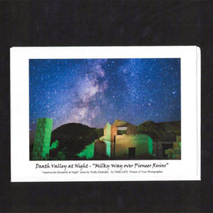 Milky Way over Pioneer Ruins Notecard