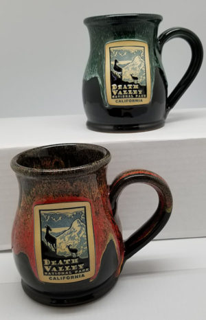 Death Valley Marble Glazed Belly Mugs