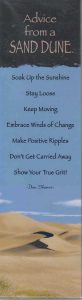 Advice from a Sand Dune Bookmark