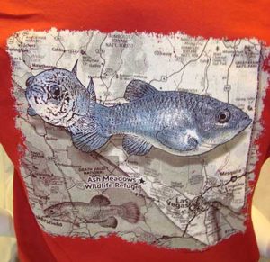 Pupfish Map T-Shirt