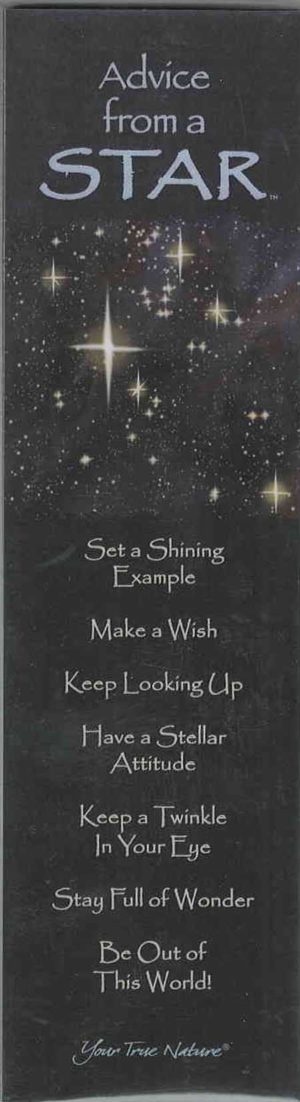 Advice from a Star Bookmark